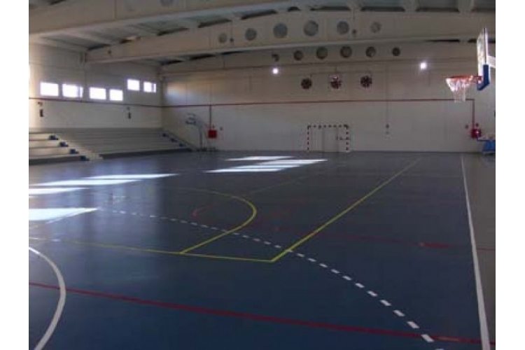 Interior Pabellón Complejo Deportivo Pumarín-Teatinos Jorge Egocheaga de Oviedo