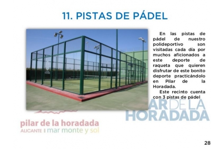 POLIDEPORTIVO MUNICIPAL DE PILAR DE LA HORADADA