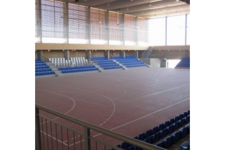 Interior Pabellón polideportivo de Villamuriel de Cerrato